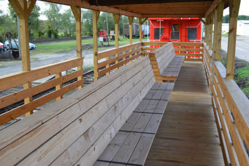 Open air car seating