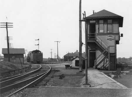 Orrville Tower in the 1940's